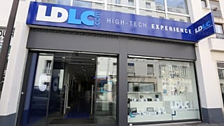 Une boutique de l'enseigne LDLC dans le 15e arrondissement de Paris