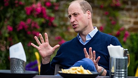 Prince William enjoys a drink ahead of England pubs reopening