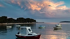 Boote in Fazana (Kroatien)