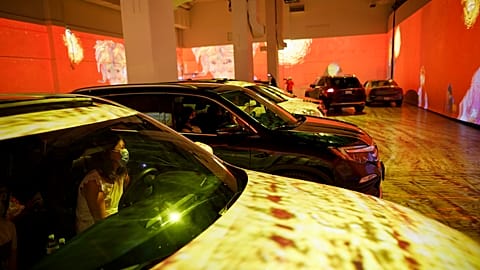 Toronto art lovers attend drive-in for socially distant Van Gogh exhibition