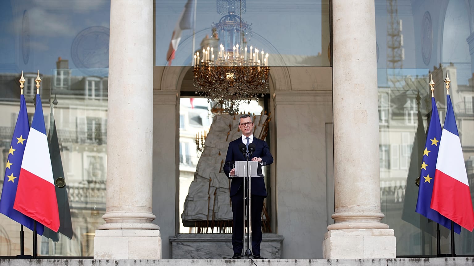 L'annonce de la composition du gouvernement par Alexis Kohler, Secrétaire Général de l'Elysée