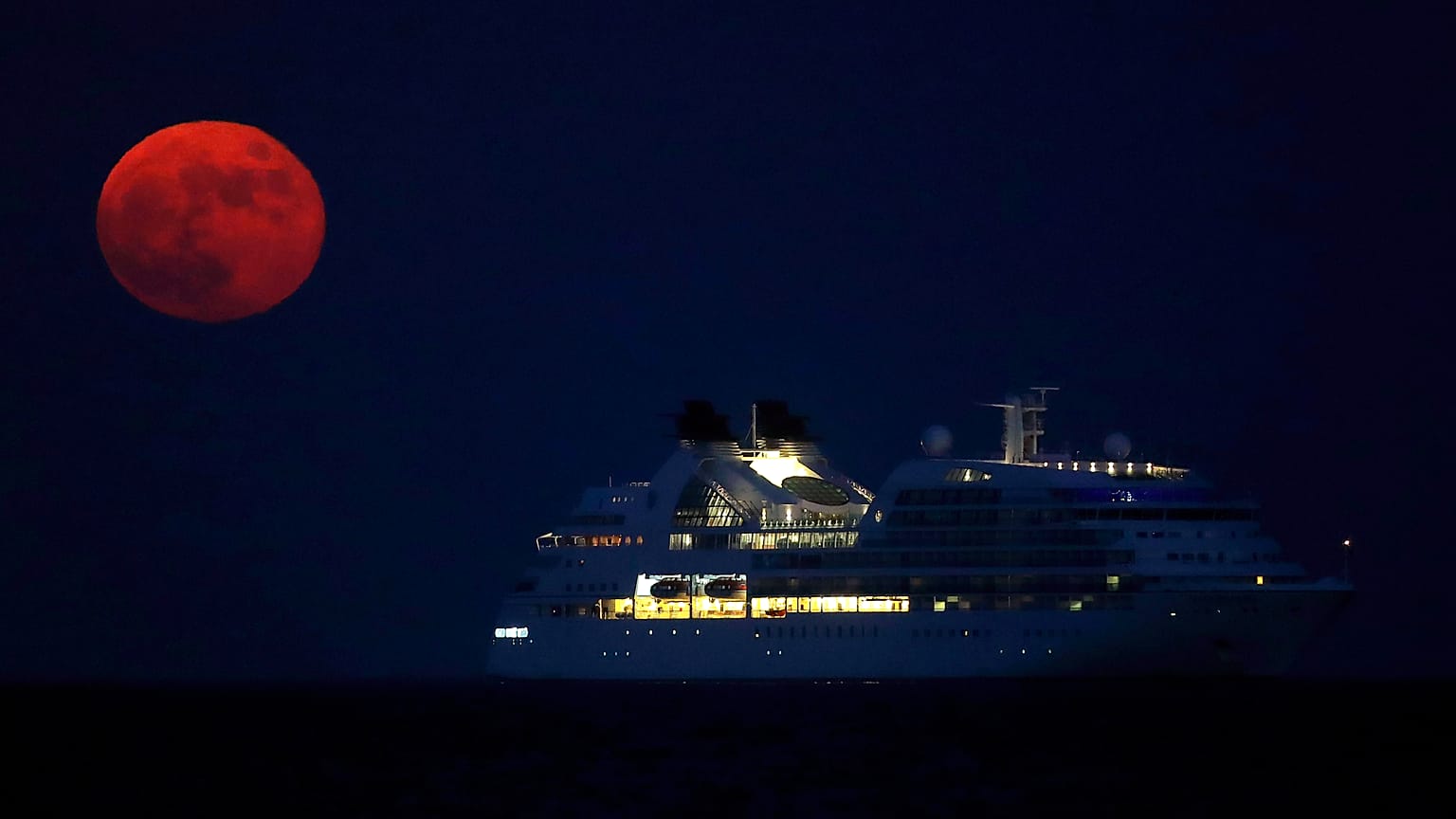 Cyprus full moon