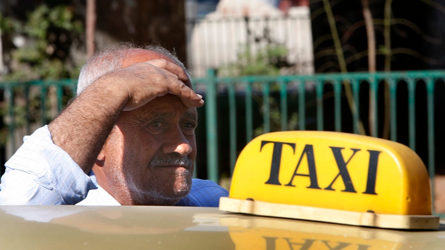Liban : les chauffeurs de taxi manifestant dans la capitale