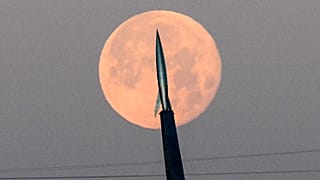 Vollmond über Moskau
