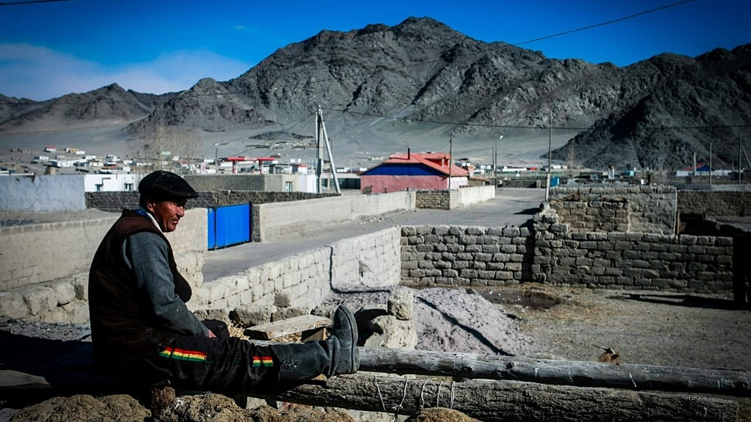 Imagen de archivo de 2014 de Bayan-Ulgii, en Mongolia, donde hubo un brote de peste el año pasado. 
