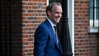UK Foreign Secretary Dominic Raab has announced economic sanctions against individuals and organisations from Russia, Saudi Arabia, Myanmar and North Korea. (Photo, May 2020).