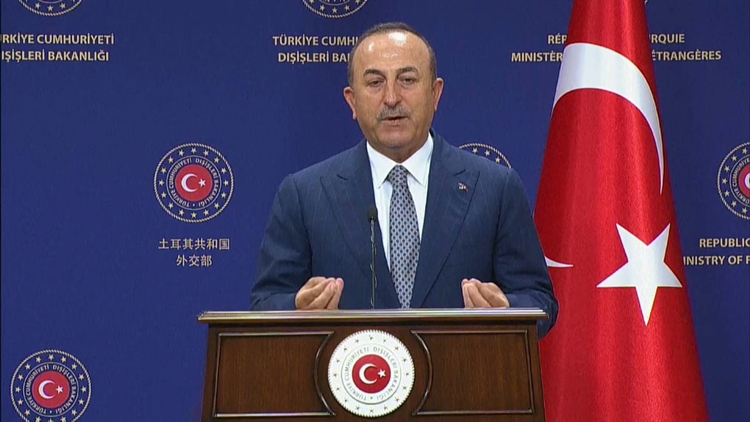 Mevlüt Çavusoglu, Minister of Foreign Affairs of Turkey