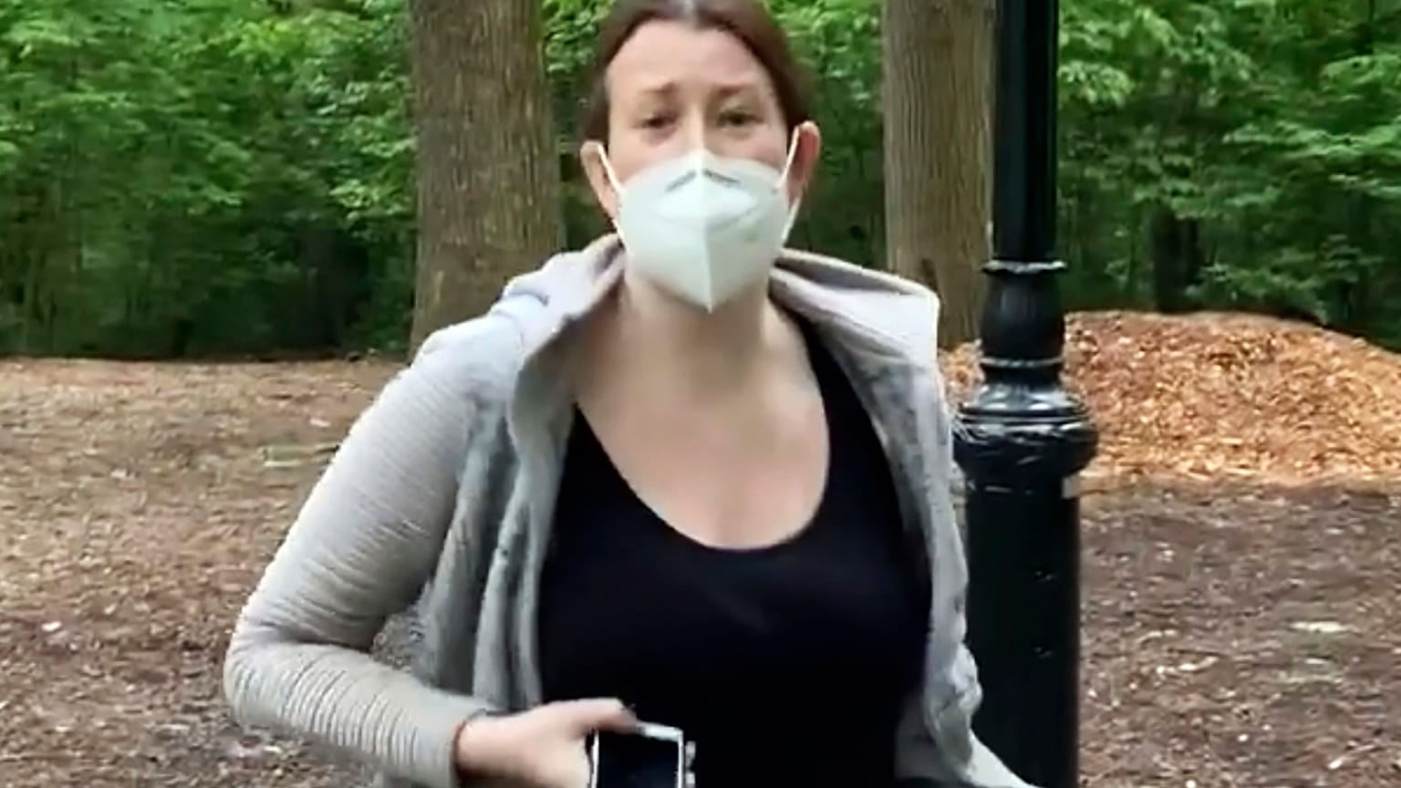 Screenshot from May 25, 2020 video published by Christian Cooper.