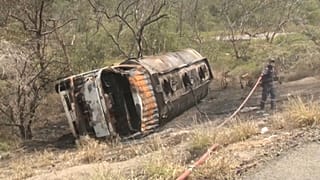 Tragedia en Colombia al inflamarse un camión cisterna