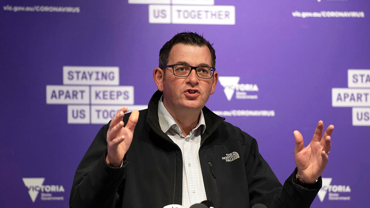 Victorian Premier Daniel Andrews, July 6, 2020.