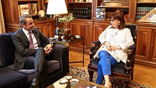 Κατερίνα Σακελλαροπούλου - Κυριάκος Μητσοτάκης