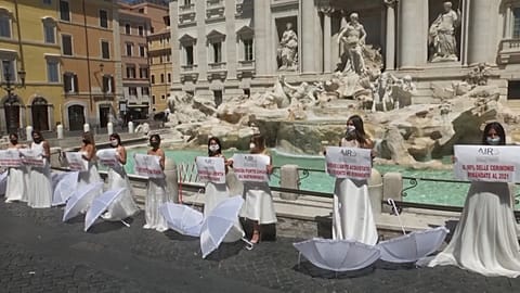 Bräute in Italien: Wut auf Corona