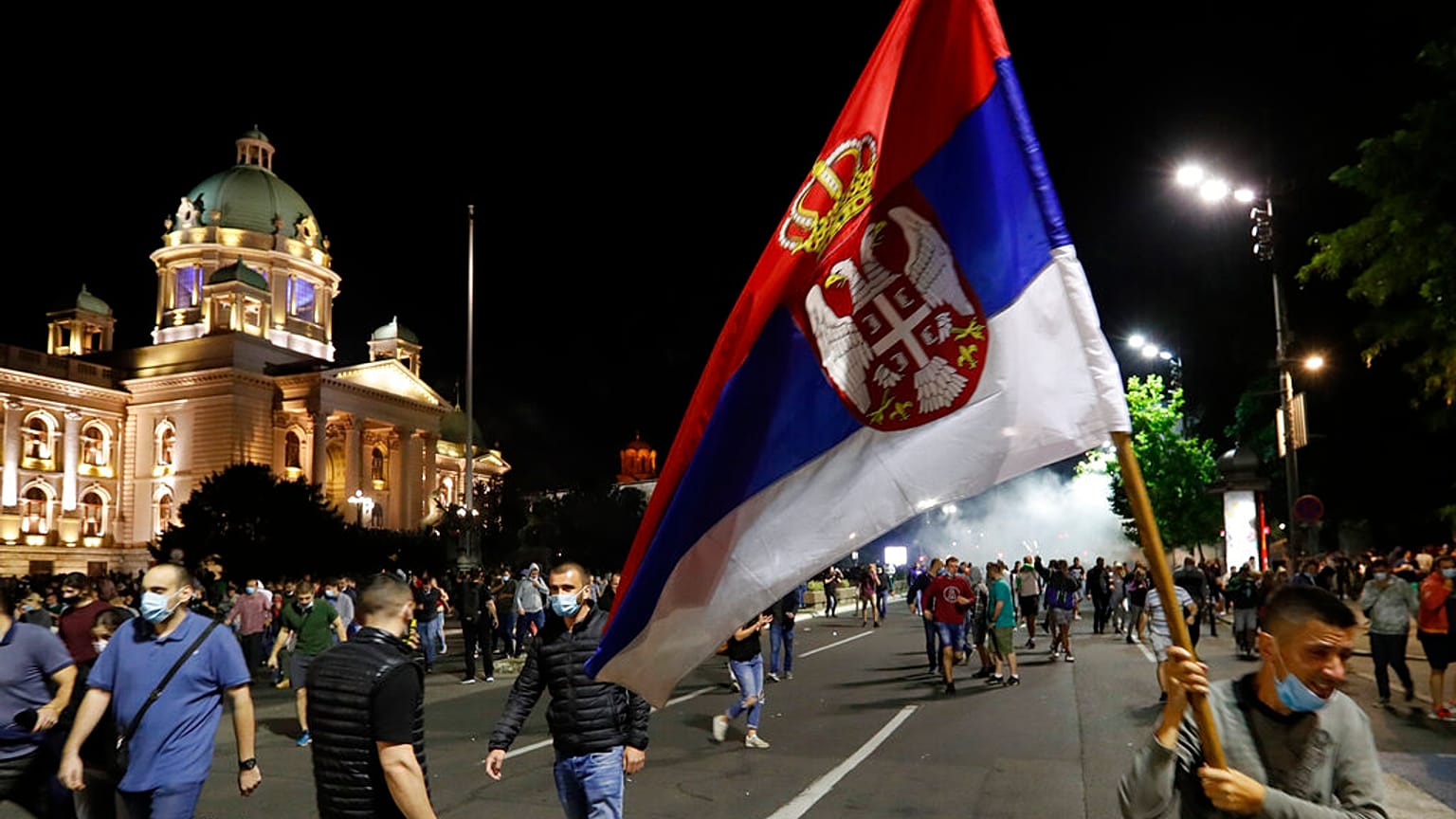 Proteste in Belgrad