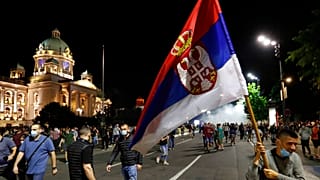 Proteste in Belgrad