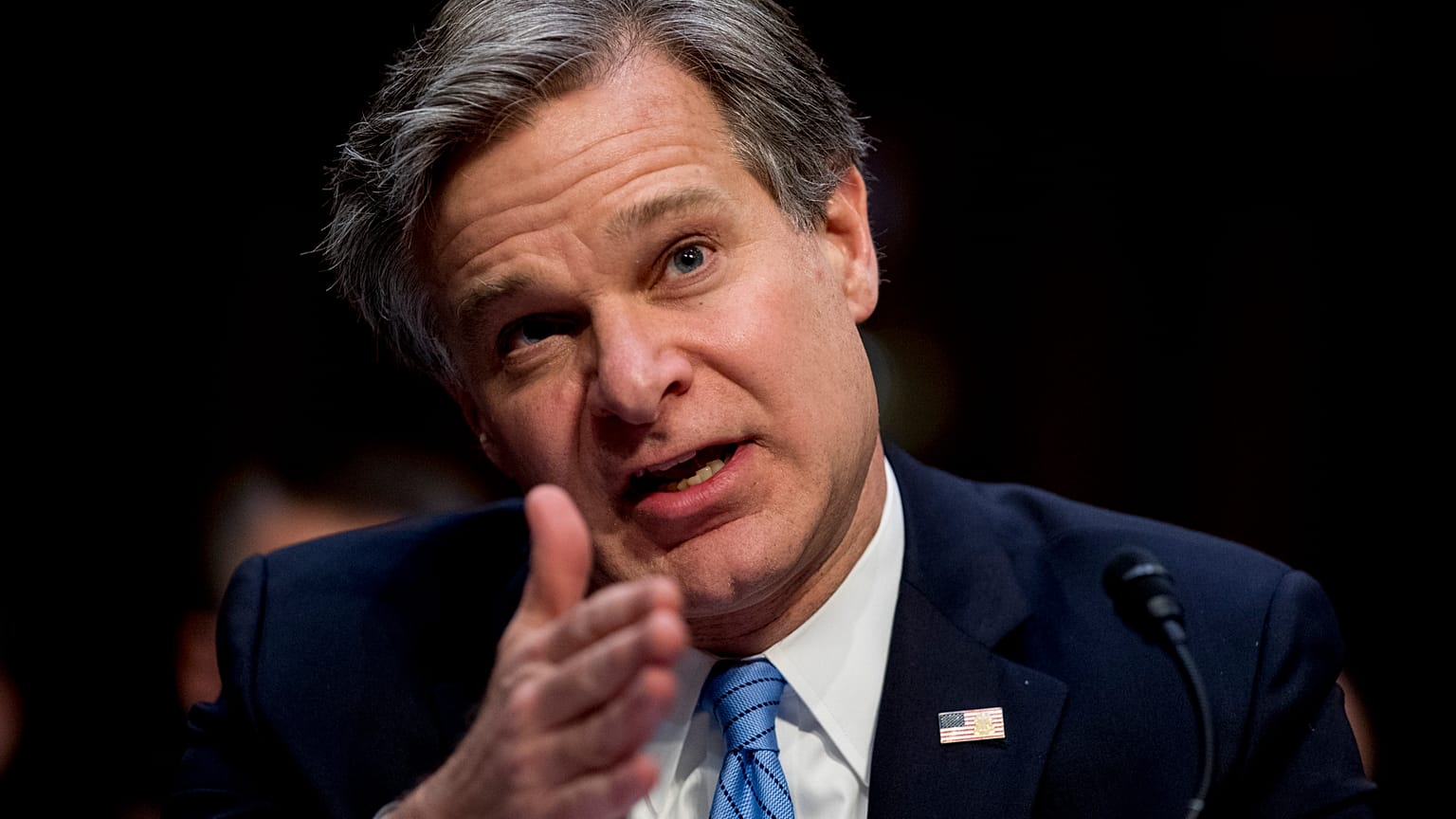 FBI Director Christopher Wray on Nov. 5, 2019.