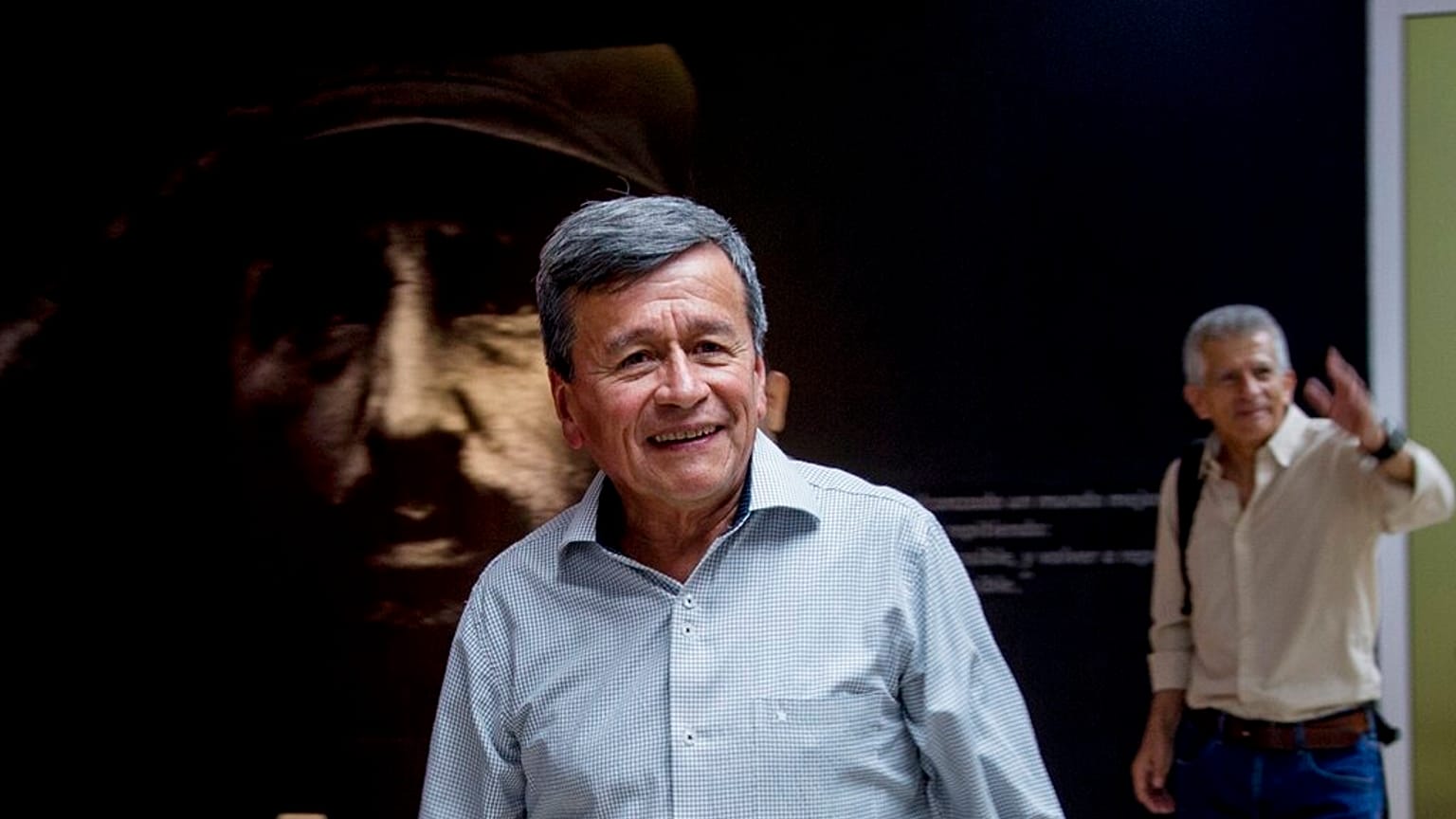 July 3, 2019 file photo - Colombian National Liberation Army commanders Pablo Beltran