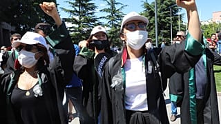 Türkiye'de avukatlar eylem yapıyor