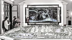 Plastico della new town di Zhaoqing, provincia del Guangdong, Cina