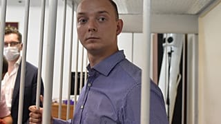 Иван Сафронов в суде. 