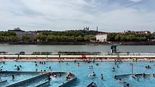 Piscine du Rhône à Lyon (France), le 25 juin 2019