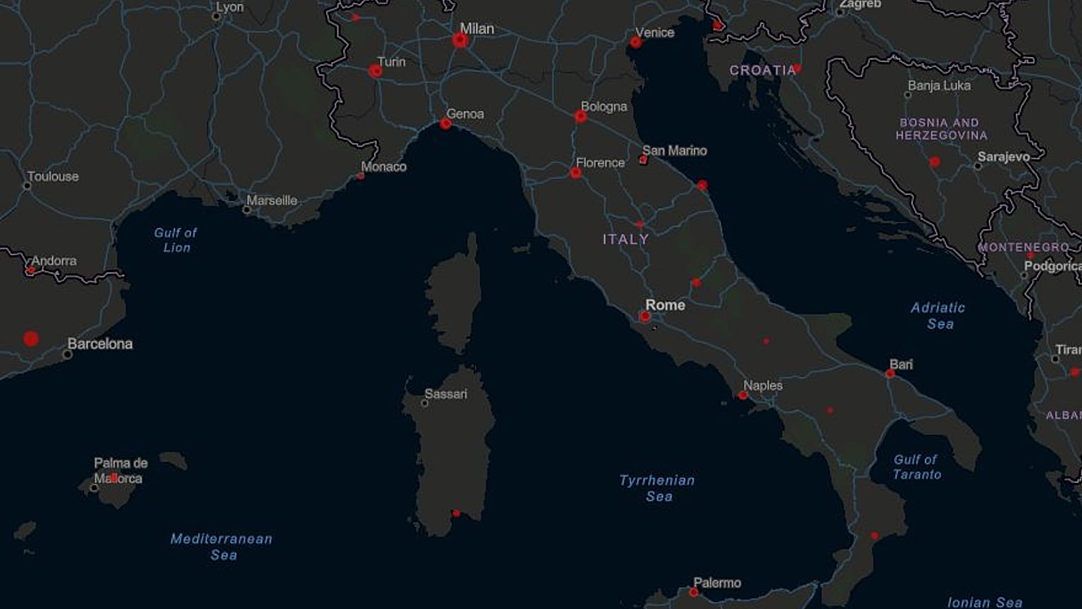 Coronavirus, sono 17 i focolai attivi in Italia: crescono i contagi
