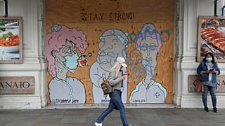 Un restaurant fermé à Londres, le 30 juin 2020