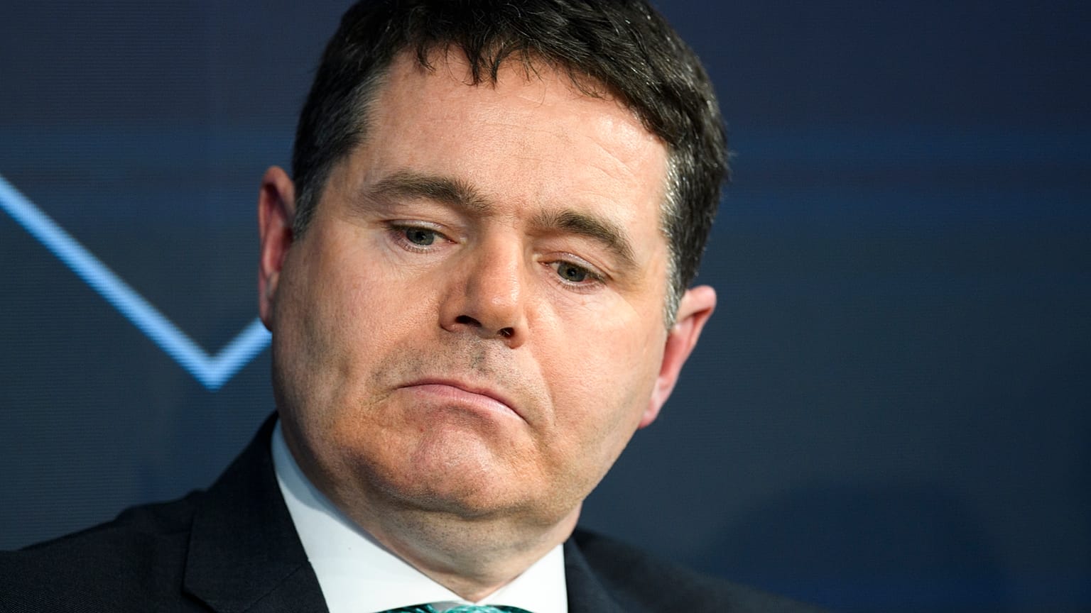 Paschal Donohoe, Minister for Finance of Ireland, attends the 48th annual meeting of the World Economic Forum, WEF, in Davos, Switzerland, Thursday, Jan. 25, 2018.