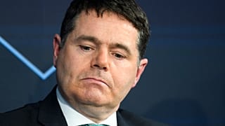Paschal Donohoe, Minister for Finance of Ireland, attends the 48th annual meeting of the World Economic Forum, WEF, in Davos, Switzerland, Thursday, Jan. 25, 2018.