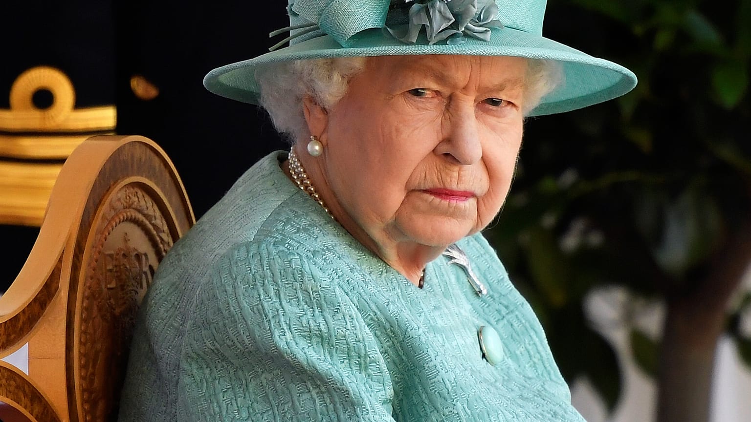 Queen Elizabeth während der offiziellen Feierlichkeiten zu ihrem Geburtstag auf Schloss Windsor im Juni 2020