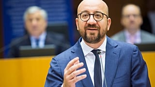 Le présidente du Conseil européen Charles Michel