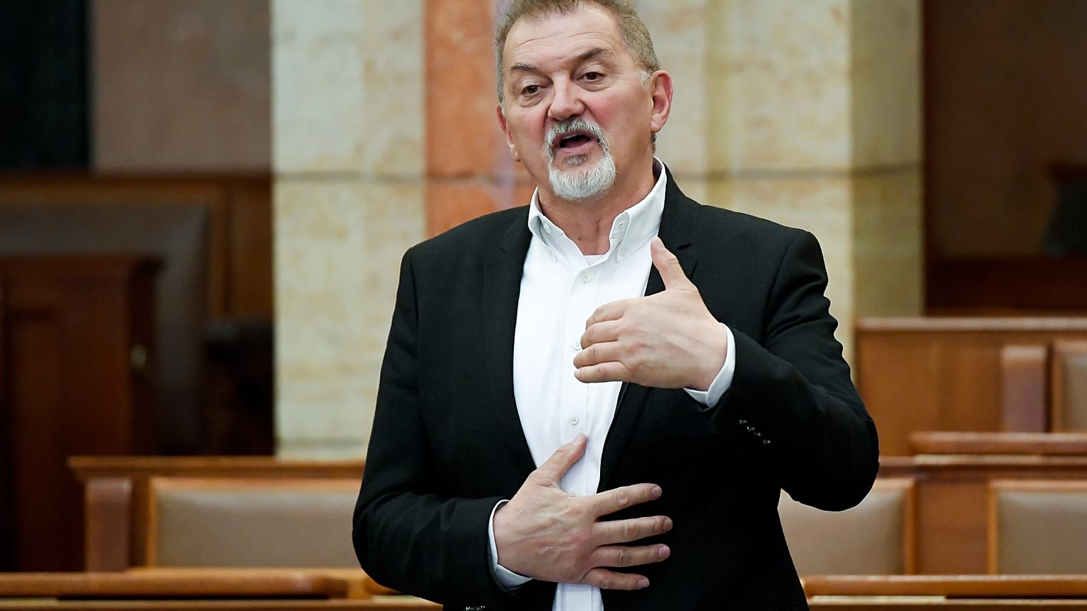 Koncz Ferenc az Országgyűlésben, 2020. április 21-én