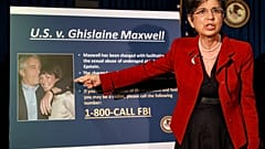 Audrey Strauss, Acting United States Attorney for the Southern District of New York, speaks during a news conference to announce charges against Ghislaine Maxwell.