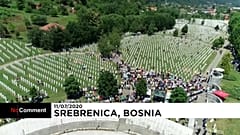 Homenaje a las víctimas del genocidio de Srebrenica