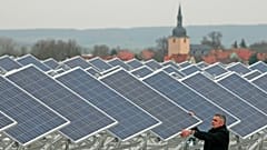 Napelemfarm a németországi Sömmerdában