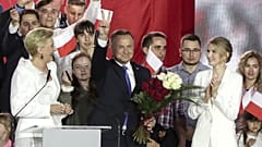 Andrzej Duda, le 12 juillet à Pułtusk en Pologne