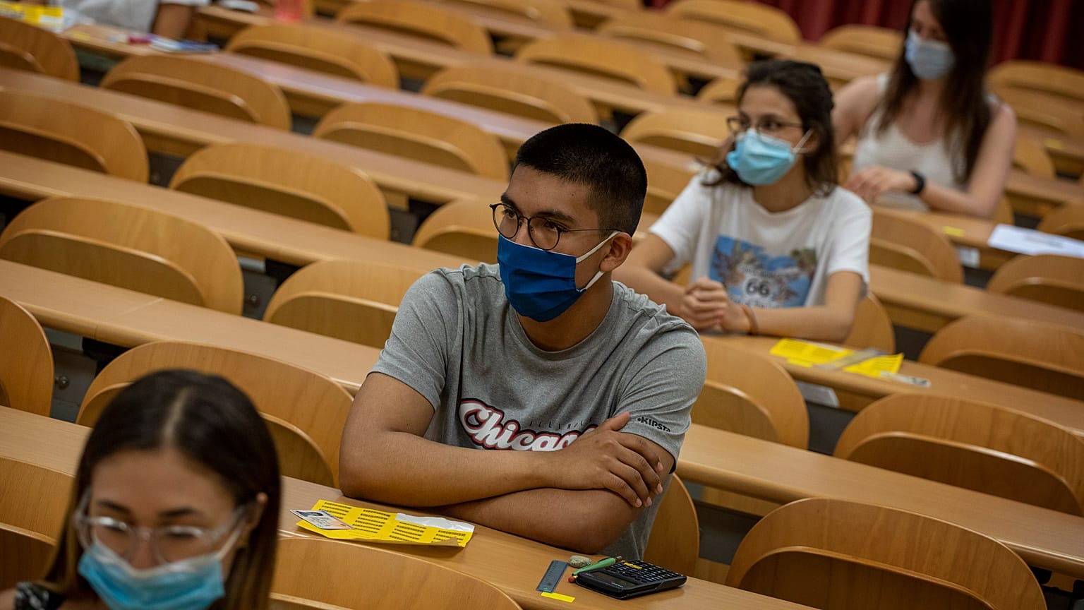 Examens en Espagne en juillet 2020.