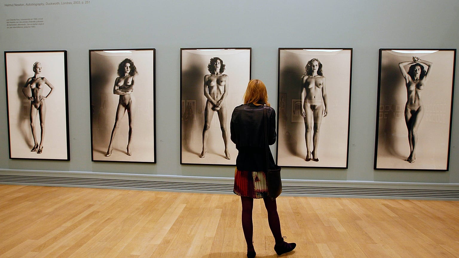 Retrospectiva de Helmut newton en el Grand Palais, París,  marzo de 2012