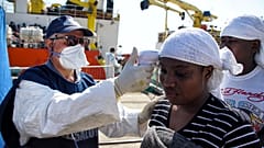 Restano ad Amantea i migranti positivi al tampone