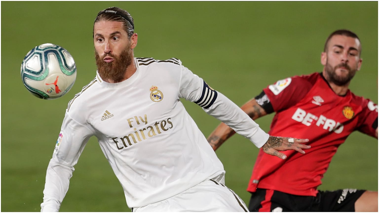 لمسة واحدة  من سيرجيو راموس ليبلغ رقما قياسيا جديدا...فماهو؟