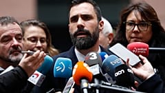 File photo: Roger Torrent, President of Catalonian Parliament, at the European Parliament in Strasbourg
