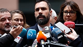 File photo: Roger Torrent, President of Catalonian Parliament, at the European Parliament in Strasbourg