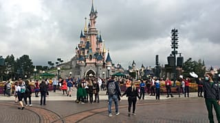 Les visiteurs de retour à Disneyland Paris, le 15/07/2020