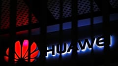 Pekin'de bir Huawei mağazası