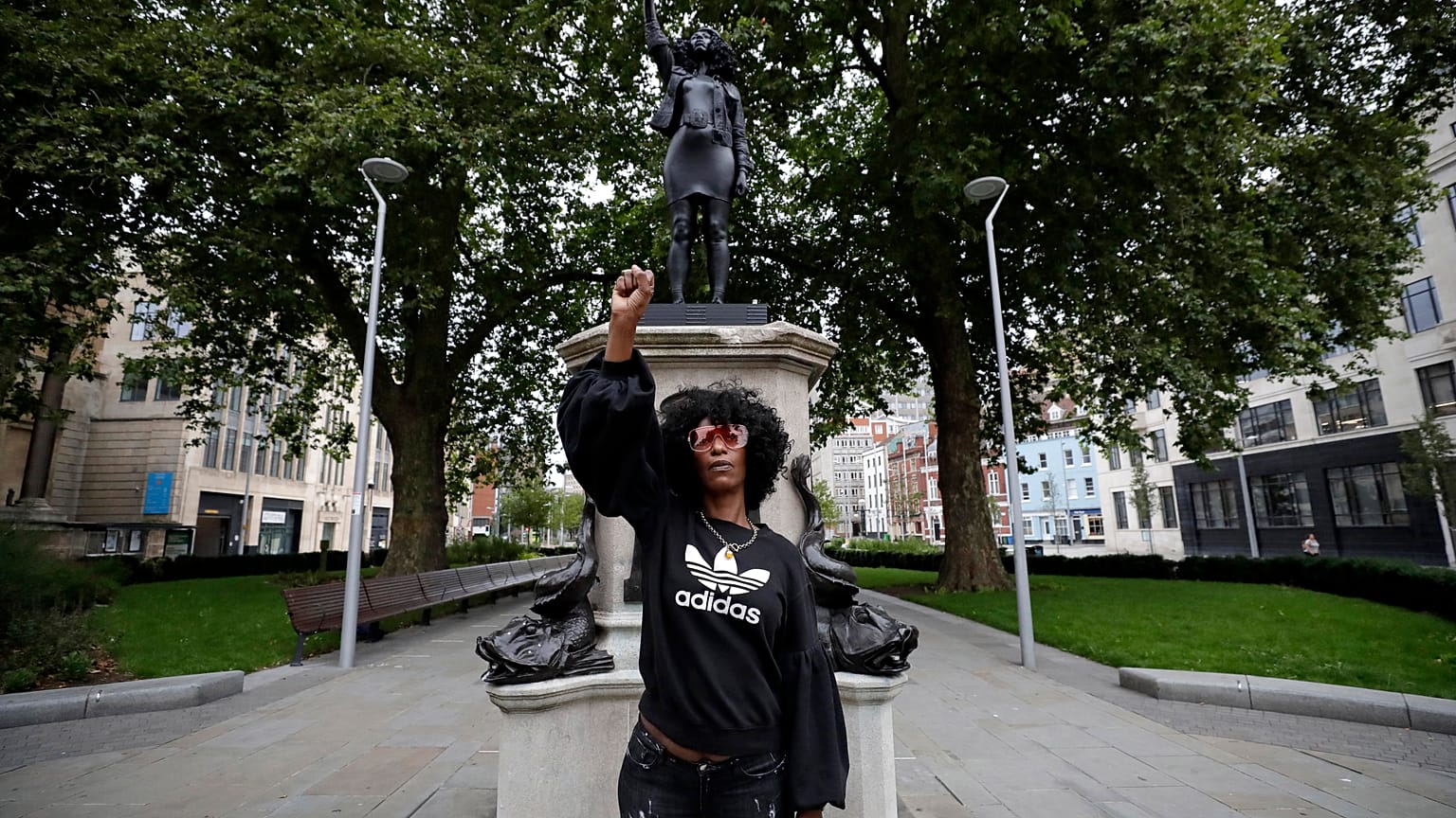 L'attivista del Black Lives Matter, Jen Reid
