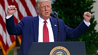 Donald Trump szónoklat közben