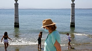 Am Strand in Portugal