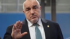 Bulgarian Prime Minister Boyko Borissov arrives for an EU summit at the European Council building in Brussels, Friday, Feb. 21, 2020.