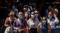 Barselona sokaklarından bir kare.