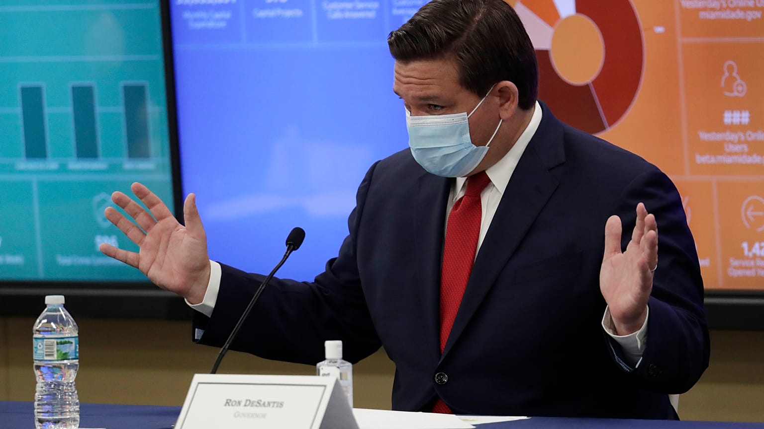 Weiter auf Lockerungskurs: Floridas republikanischer Gouverneur Ron DeSantis.