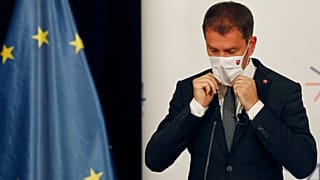 Prime Minister of Slovakia Igor Matovic at the Lednice Chateau in Lednice, Czech Republic, June 11, 2020.